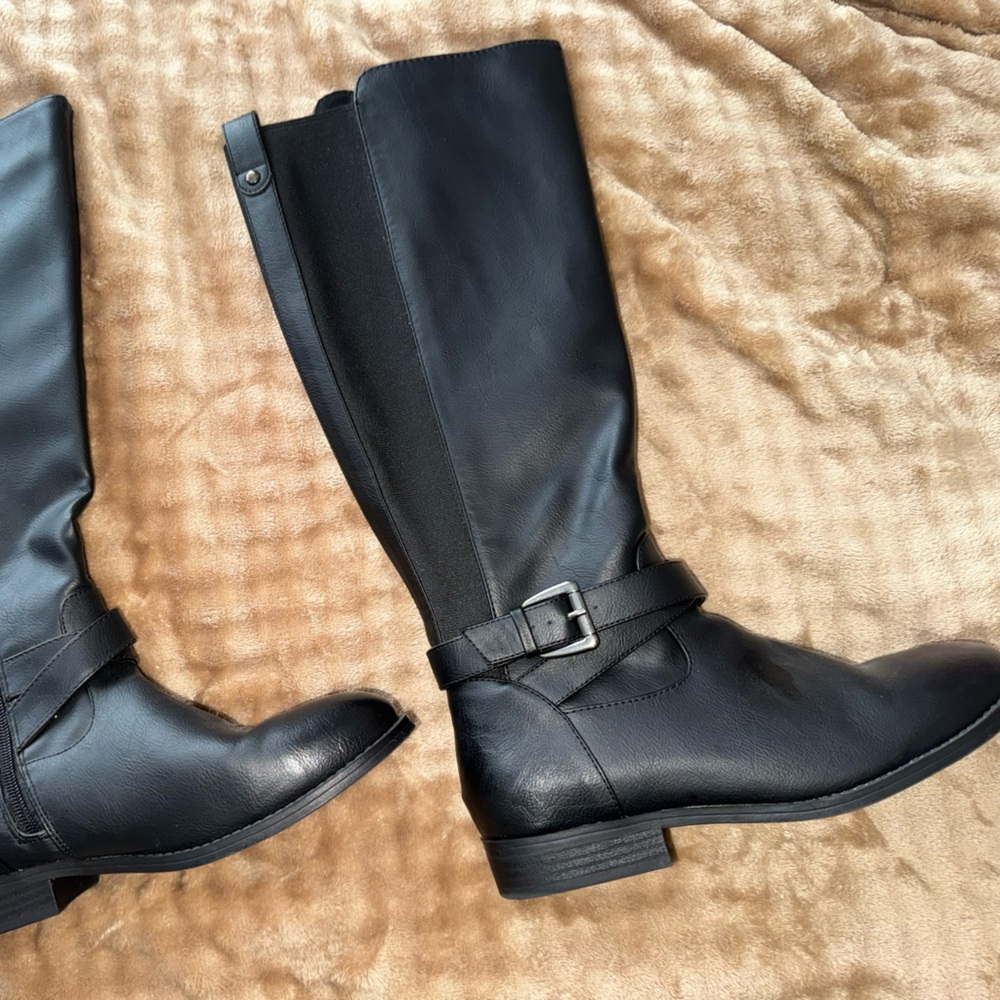 Black Women's Riding Boots